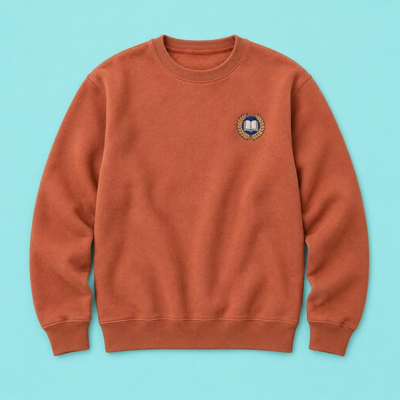 Schul-Sweatshirt mit Schullogo