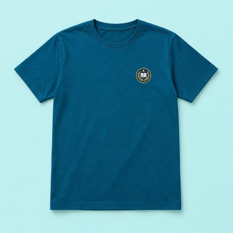 Schul-T-Shirt mit Schullogo
